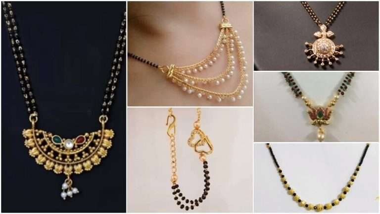 Elegant Black Beads Gold Mangalsutra Designs to Love