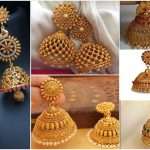20 Latest Gold Antique Jhumka Designs
