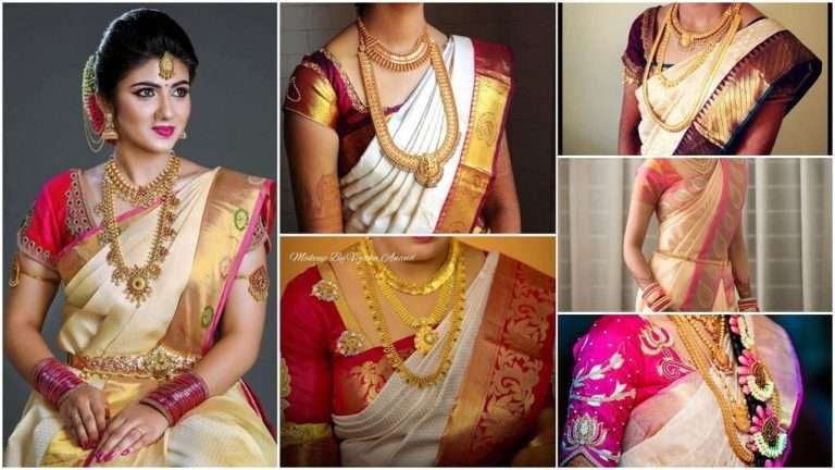 Modish White Bridal Silk Saree: 25 Timeless Wedding Styles