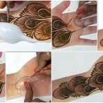 trick mehndi design with spoon
