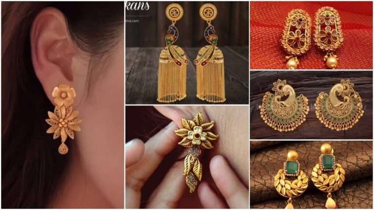Stunning Light Weight Gold Earrings for Every Occasion