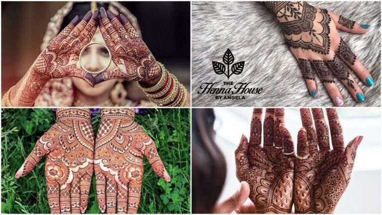 Variety and creative mehndi designs for brides