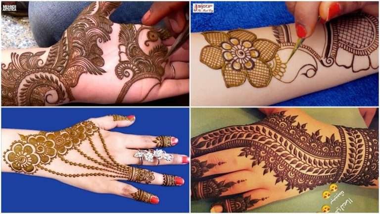 Simple and easy mehndi designs