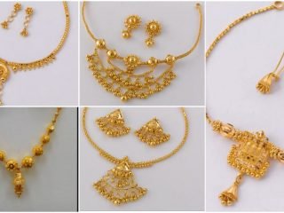 Stylish gold necklace designs