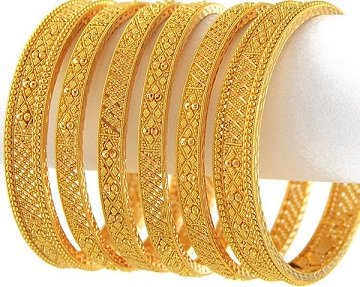 Gold Bangles in India