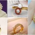 Latest Sea Pearl Gold Ring Designs
