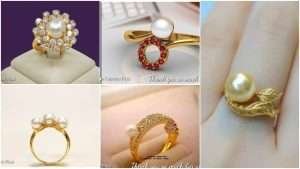 18 Latest Sea Pearl Gold Ring Designs for Elegance