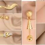 light weight gold earrings