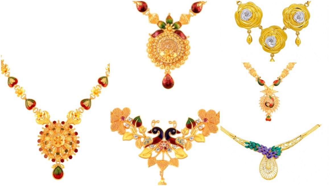 gold necklace collections