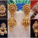 gold daily wear earring
