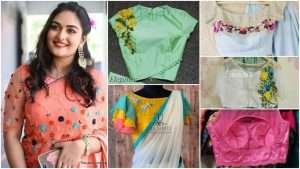 Trendy saree designer blouse ideas