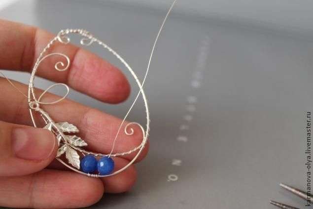 Earrings from wire
