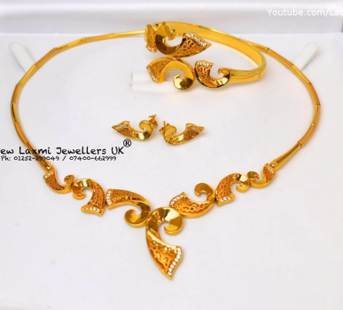 Light weight gold necklace for women under 10 grams - Simple Craft Idea