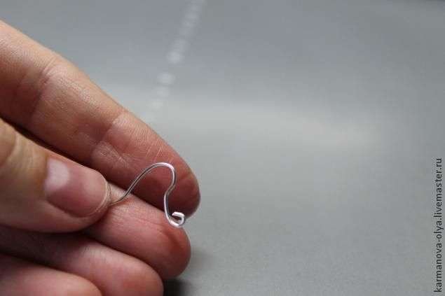 Earrings from wire