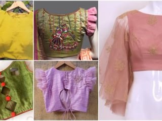 Designer saree blouse