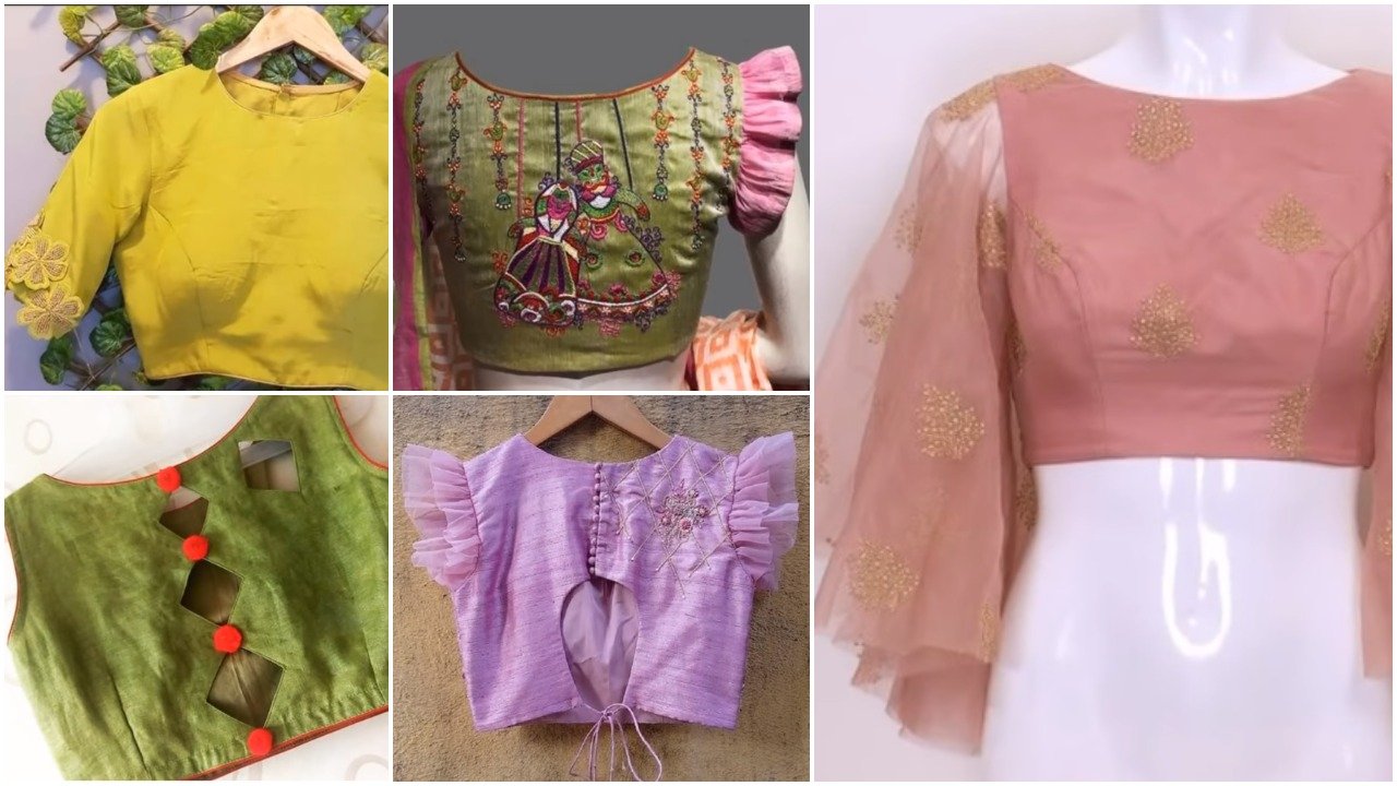 Designer saree blouse