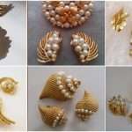 Designer pearl earring