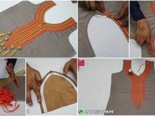 Easy lace front neck design