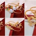 Baby gold bangle design