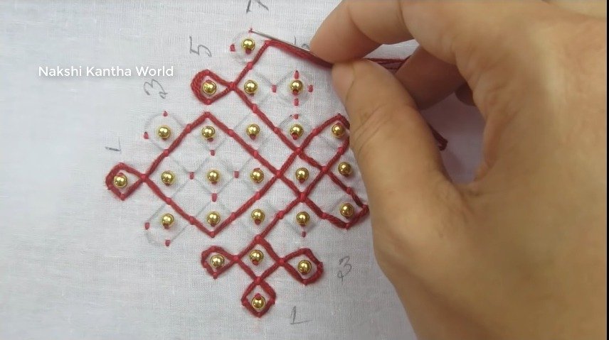 Embroidery with Beads