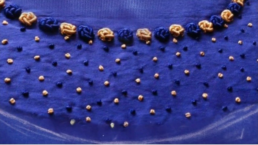 embroidery neck design