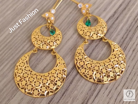 Designer Gold Earrings