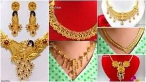 Latest gold necklace designs