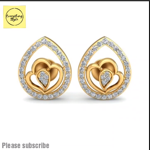 Gold Stud & Earrings Designs