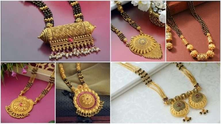 Latest long gold mangalsutra designs