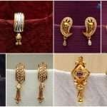 gold earrings design