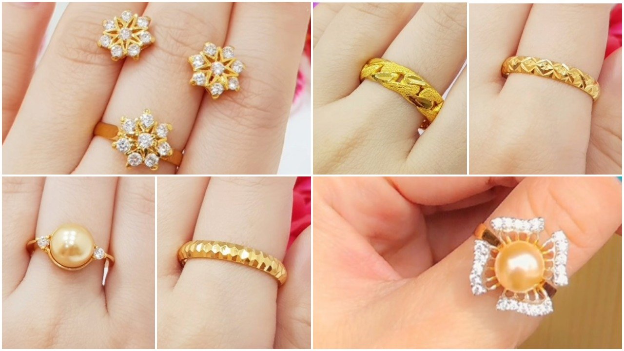 Latest gold ring designs