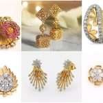 gold stud earring designs
