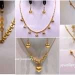 Light weight gold necklace sets
