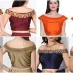 Latest off shoulder blouse designs