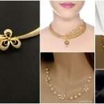 Elegant gold necklace