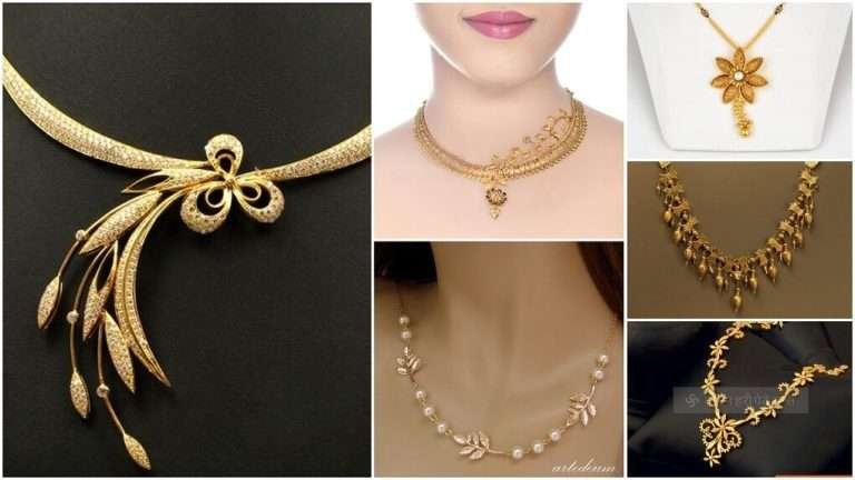 Elegant gold necklace