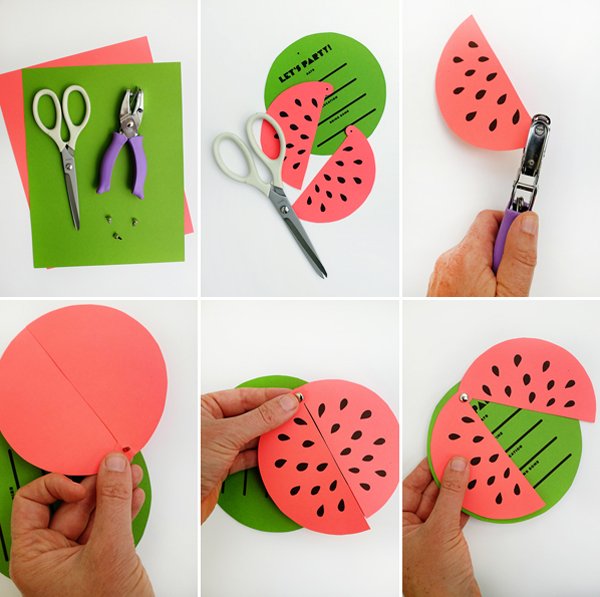Printable Watermelon Invites 