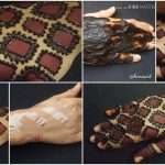 Simple mehndi design