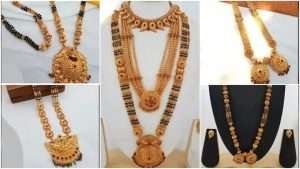 Gold long mangalsutra designs