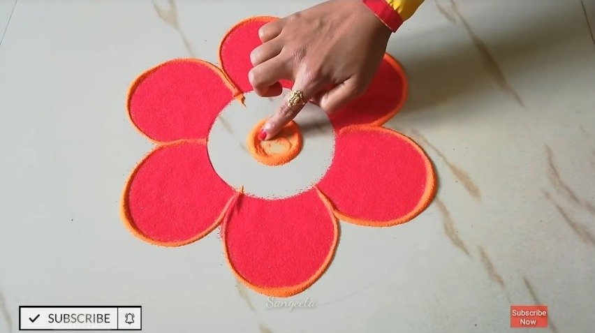 Easy rangoli