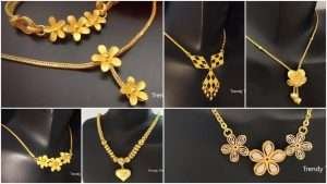 Latest simple and light weight gold chain designs