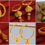 New trendy gold hoops and drop