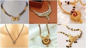 Latest beautiful gold long mangalsutra design
