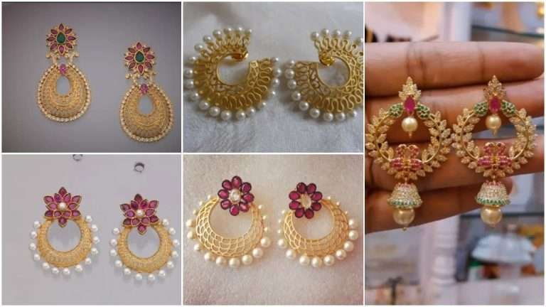 Latest gold earrings designs