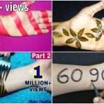 Easy mehndi design trick