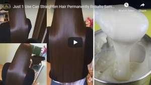 Just 1 use can straighten hair permanently