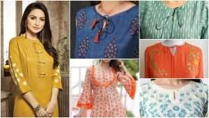Latest designs of designer kurti pattern