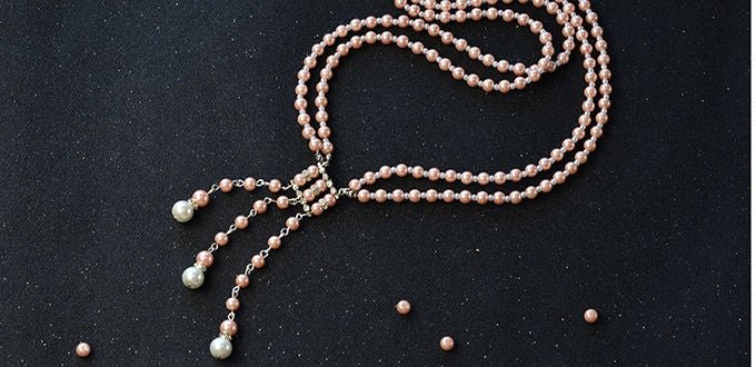 Strand Pink Pearl Necklace