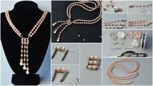 How to make Pink Pearl Strand Necklace: Elegance in Every Strand