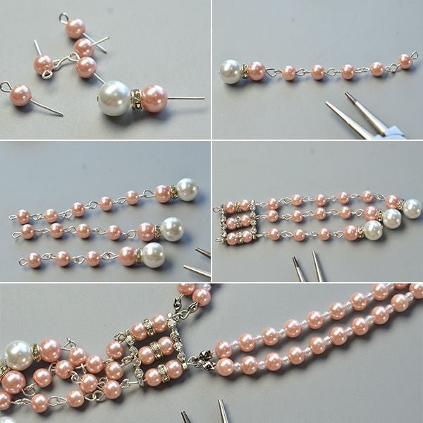 Strand Pink Pearl Necklace